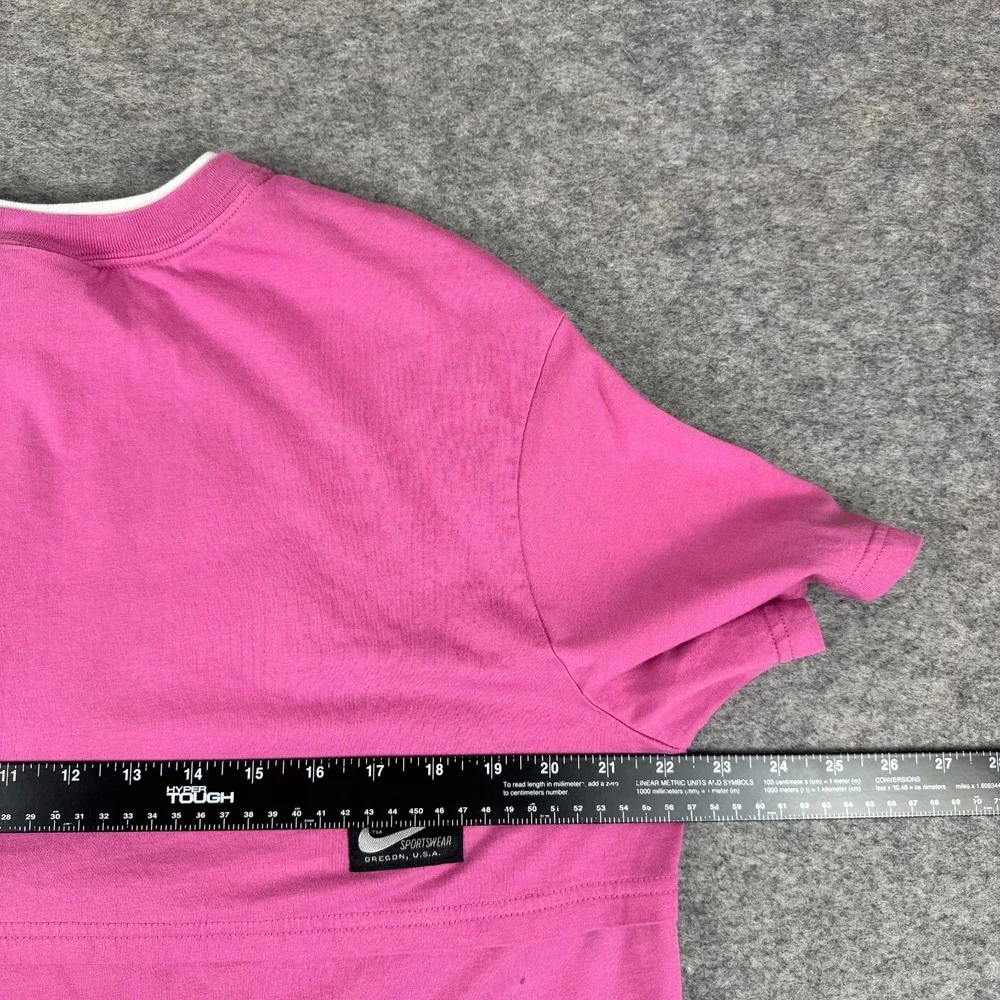 Nike Sportswear Sneaker10 Icon Clash Oregon Crop T-Shirt Pink Womens Medium M *